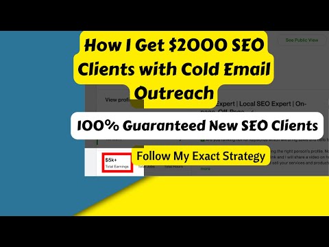 How To Get SEO Clients with Cold Email Outreach 2022 and Make $2000/Month