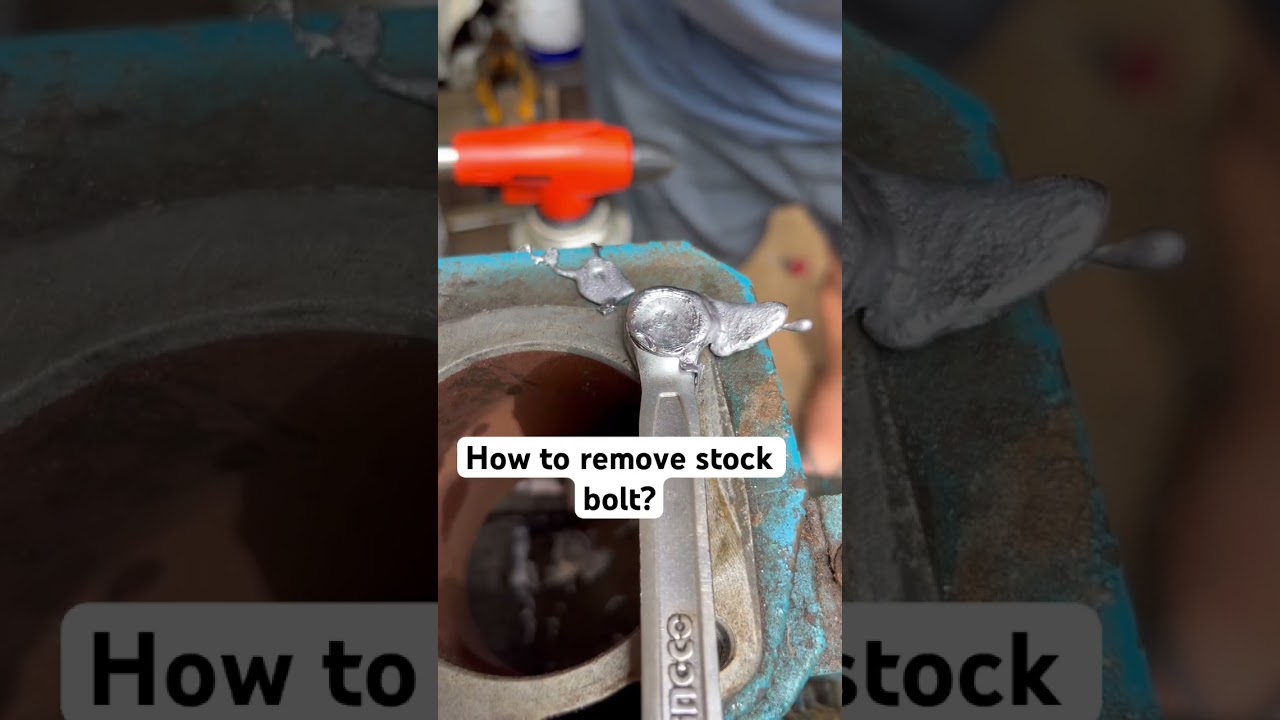 How to remove stock Bolt.? #bjuneworks #highlights #subscribe #mechanic #automobile