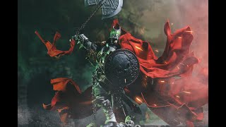 【Wearing tutorial】Medieval Spawn is coming! Custom cape set for Mcfarlane Medieval Spawn!