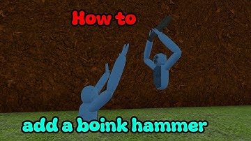 How to add a boink hammer to your gorilla tag fan game