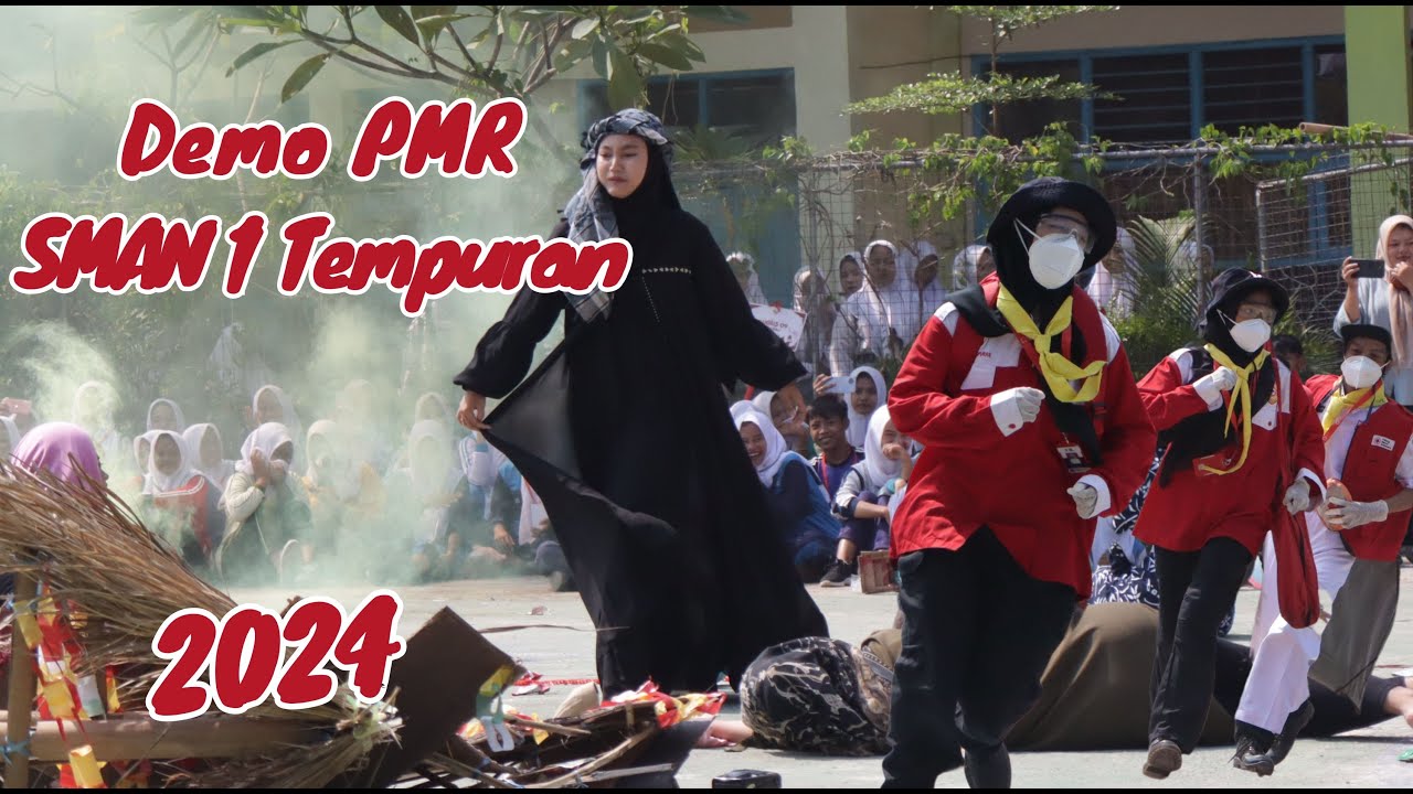 UNIK, KREATIF, INSPIRATIF 🔴🔴 DEMO PMR SIMULASI TANGGAP BENCANA  🔴 SMAN 1 TEMPURAN KARAWANG
