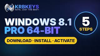 Windows 8.1 Pro 64-bit: Download ISO, Install & Activate (2026 Guide)