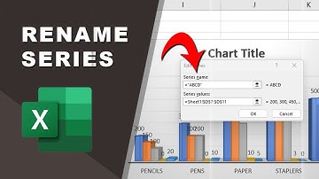 How to rename a series in Excel | Rename a series legend in Excel