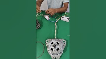 #semi automatic washing machine 4 wire wiring practical class course join call 🤙 9319311715