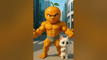 Mèo con và anh trai gặp lại con ma đầu trọc #shorts #cat #ai #meow #meo