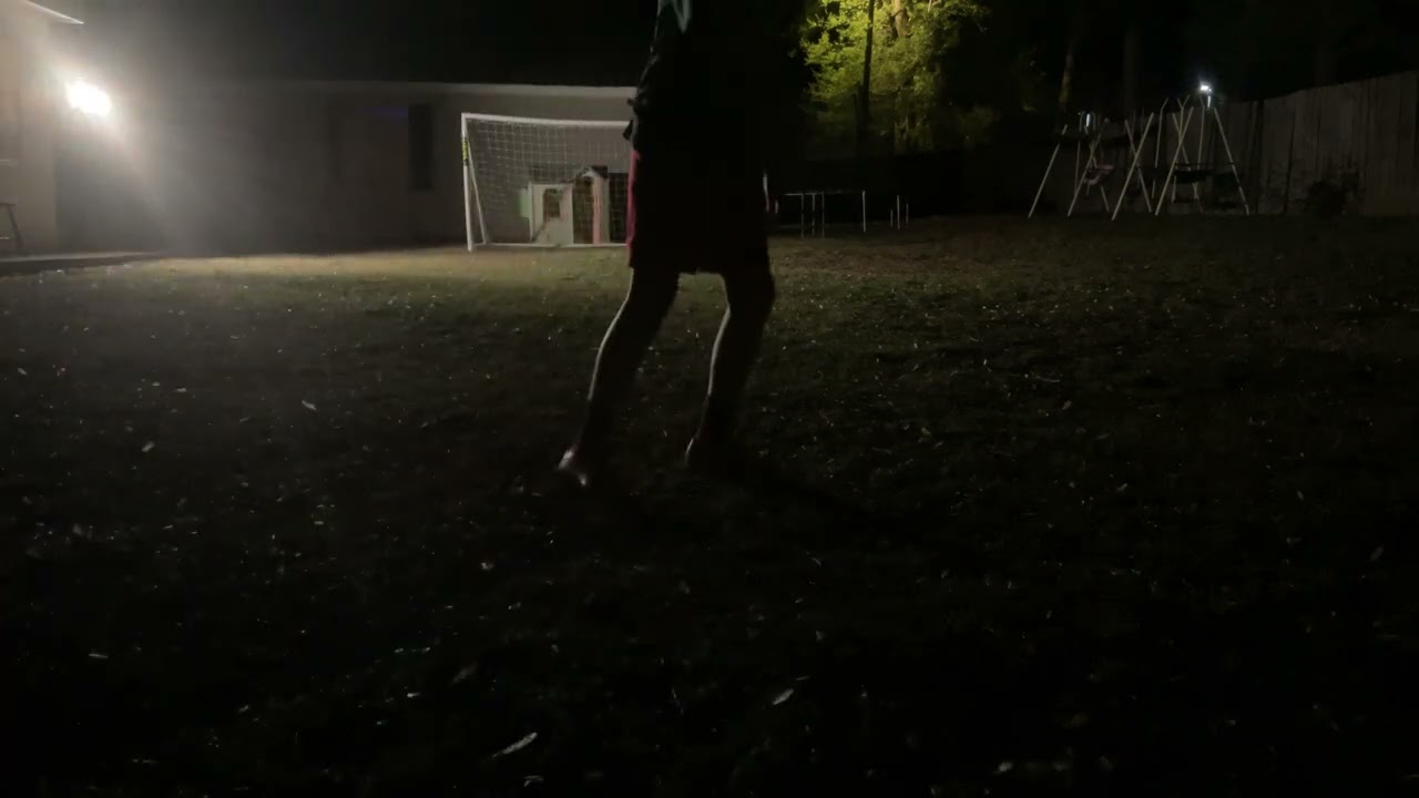Nighttime soccer