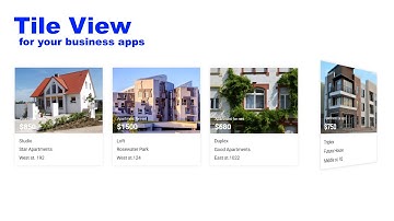 The "Tile View" for your business apps