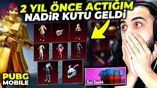2 Yilda Bi̇r Gelen Özel Nadi̇r Kutuyu Açtik En Zor Kutu Pubg Mobile