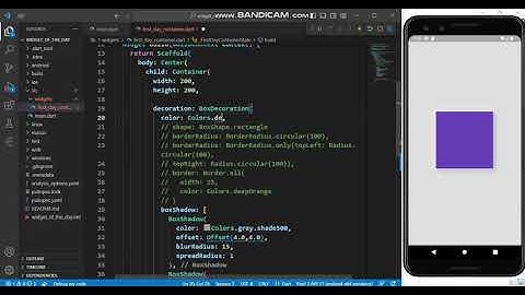 CONTAINER • Flutter Widget of the Day #01