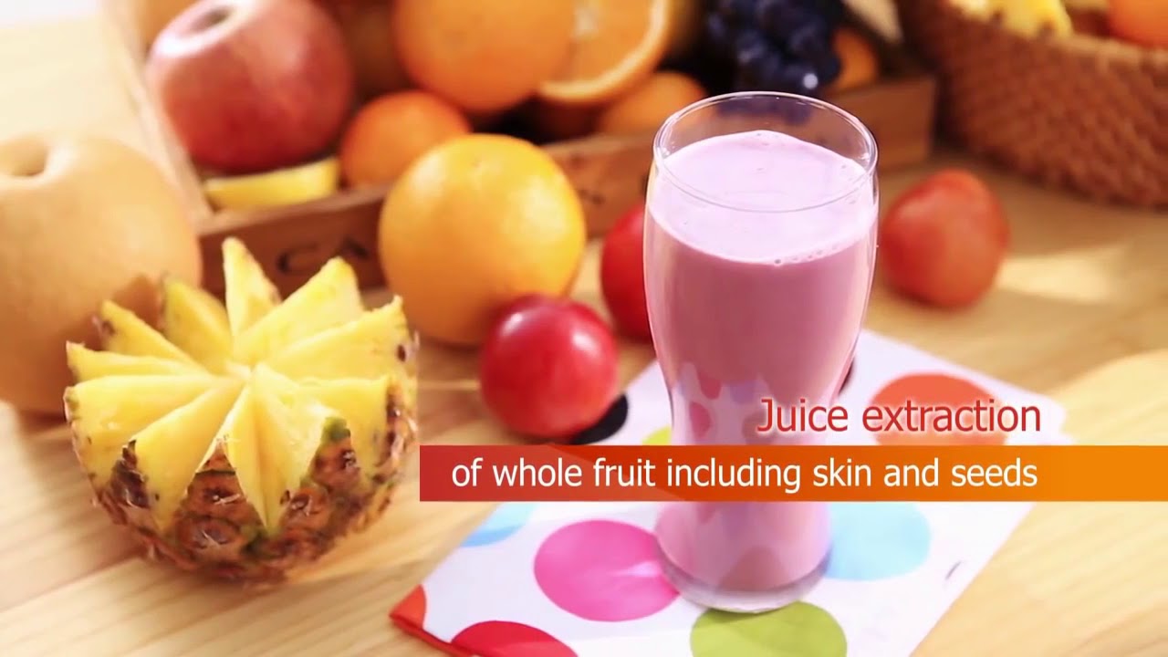 Angel Juicer 5500 Fruits Früchte YouTube