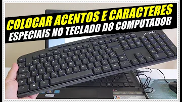 Como usar os símbolos do teclado do notebook?