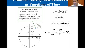 College Physics Lectures, Position, Velocity, and Acceleration