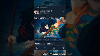 Giyu vs Sanemi best fight scene 🥶🥵