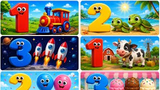 🎵 Count from 1 to 15 with Fun Music for Kids!