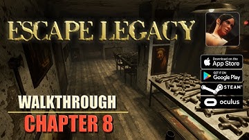 Escape Legacy Chapter 8 Walkthrough Ancient Scrolls Level 8 iOS/Android/PC/Oculus/Cardboard 3D VR HD