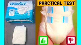 BetterDry M10 PRACTICAL DIAPER REVIEW: How good is this adult diaper really?