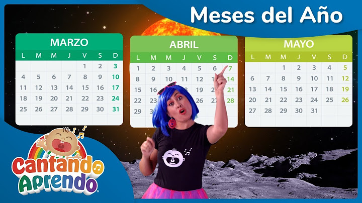 Aprende los meses del año | Educación para niños y niñas | Cantando Aprendo