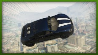 GTA 5 Funny Moments - Crazy Moon Gravity STUNT! - Challenges With Hazardous! ( Episode 6 )
