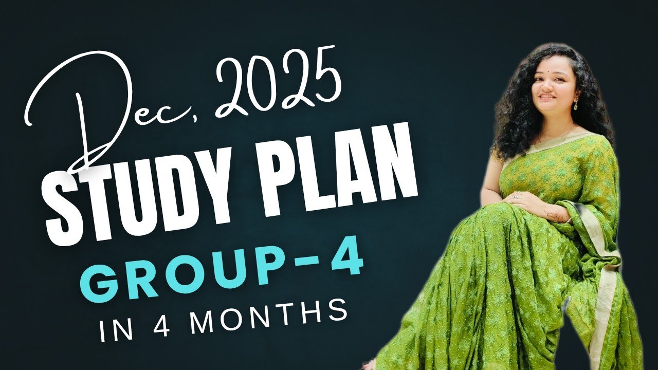 ✅Very Detailed Study Plan for CMA Final Group 4 - Dec 2025 !! 