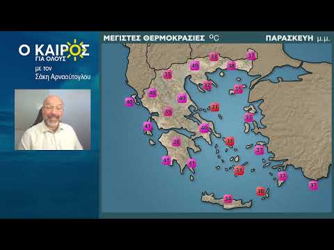 O KAIΡΟΣ ΤΟ ΠΑΡΑΣΚΕΥΟΣΑΒ/ΚΥΡΙΑΚΟ
