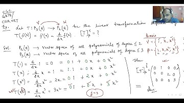 Matrix representation of Linear Transformation Part 3