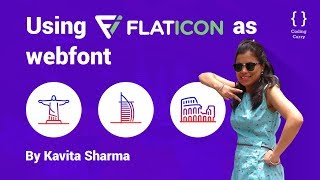 How to use 'Flaticon' as webfont