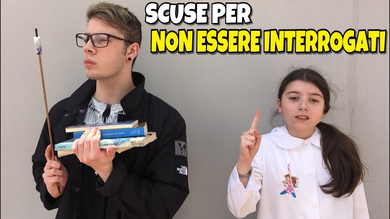 SCUSE PER NON ESSERE INTERROGATI - YouTube