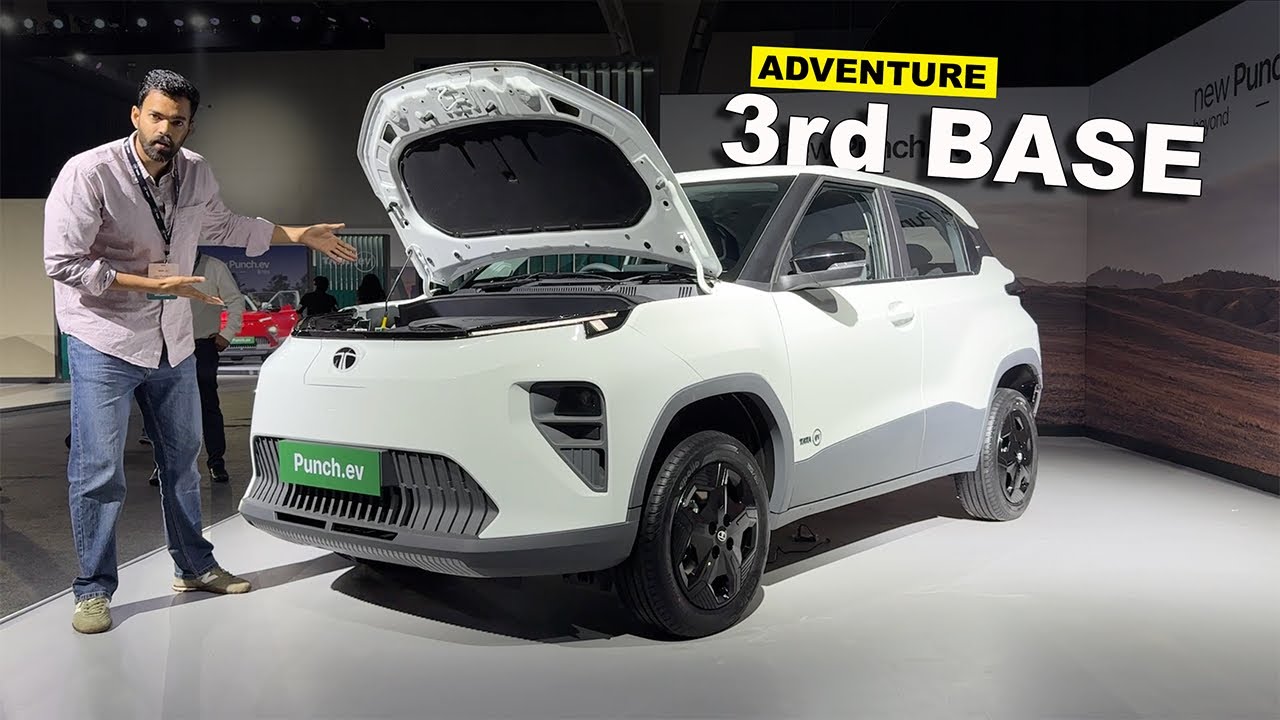 *3rd Base* New Tata Punch EV Adventure Facelift ! 6.49 Lakh | Price, Interior, changes - Review