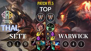 SRB Thal Sett vs Warwick Top - KR Patch 11.5