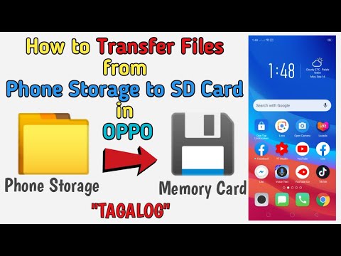 How to Transfer Files from Phone storage to SD Card in OPPO "TAGALOG"