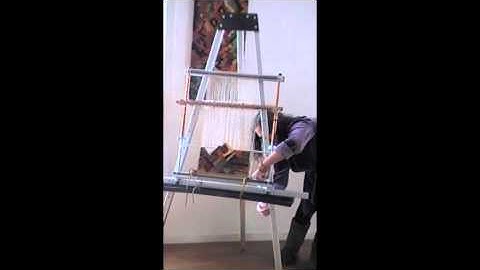 How to use a Mirrix loom stand and treadle.