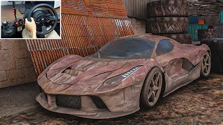 Rebuilding FERRARI LAFERRARI (1300HP)  Forza Horizon 5 | Thrustmaster T300RS gameplay