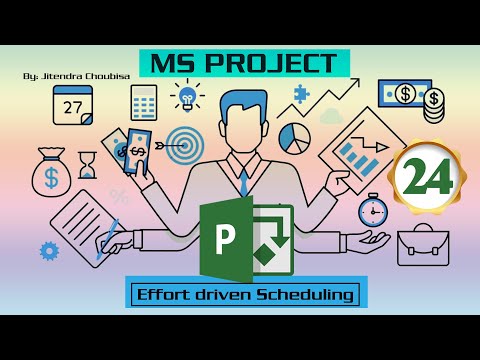 MS Project | 24 Effort driven Scheduling