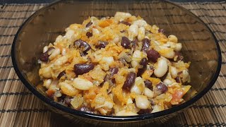 Салат с фасолью/Холодная закуска/Постное блюдо Салат с фасолью/Холодная закуска/Постное блюдо