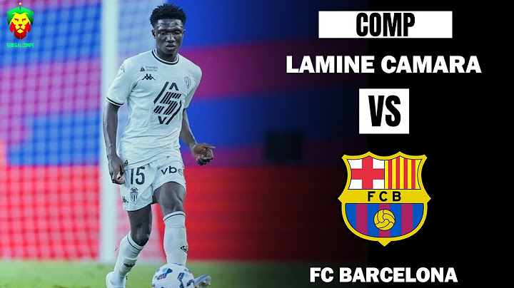 Lamine Camara vs FC Barcelona | 1 but | Trophée Joan Gamper