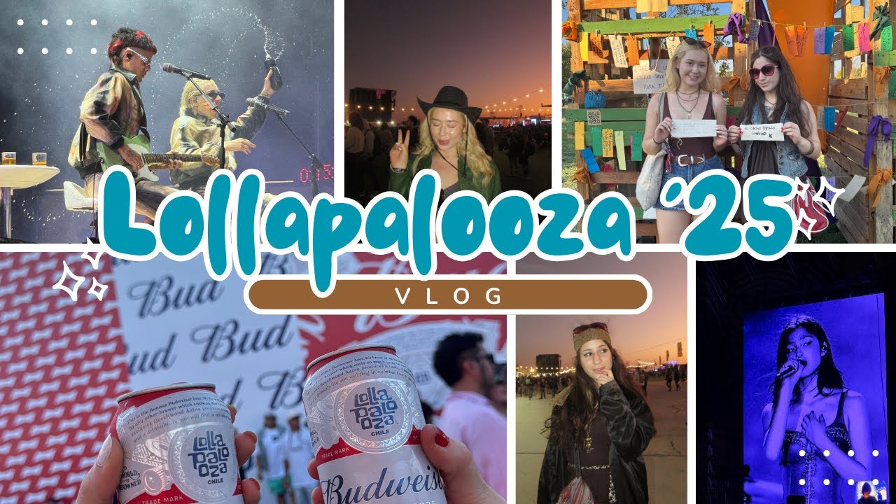 vlog lollapalooza chile 2025🌼  (olivia rodrigo- shawn mendes- paco amoroso y catriel)
