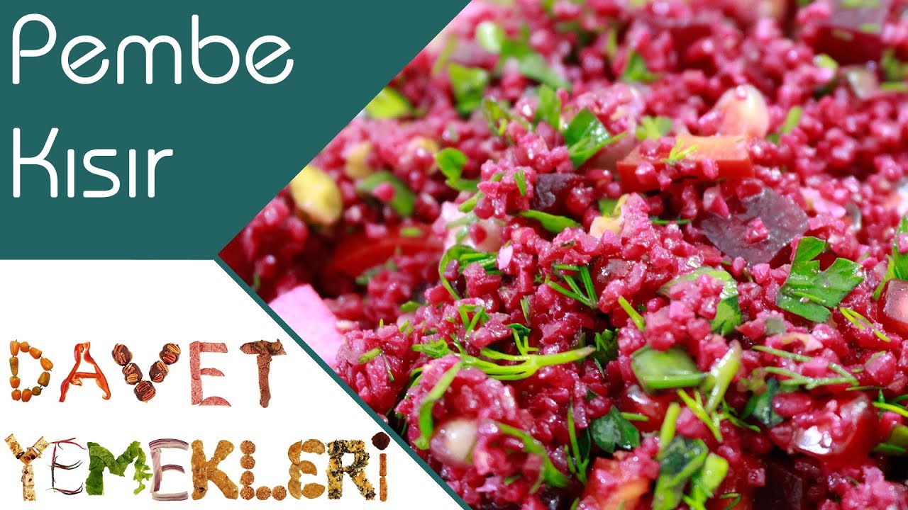 Pembe Kısır Tarifi - YouTube