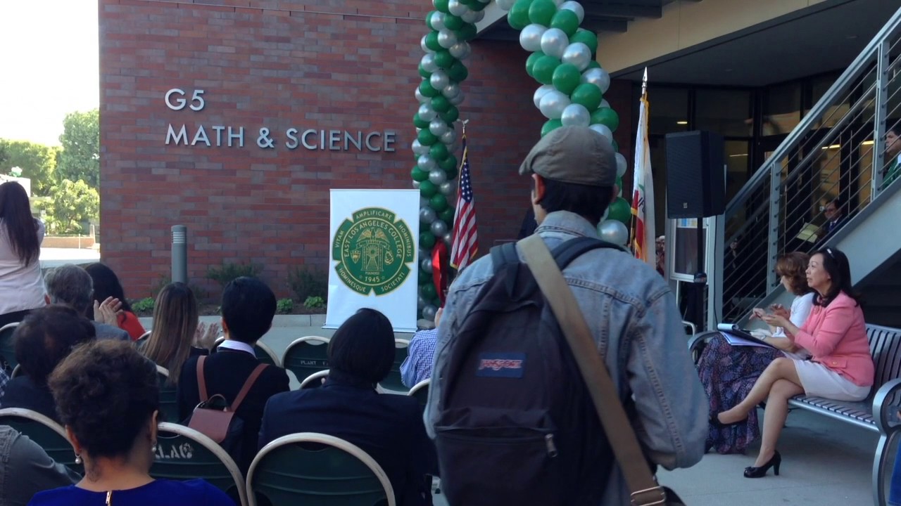 Elac Math Department ELAC Math & Science Building Ribbon Cutting - YouTube