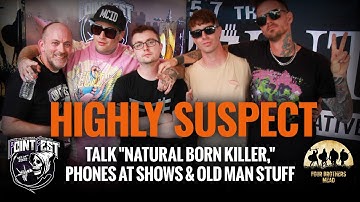 HIGHLY SUSPECT talk "Natural Born Killer," phones at shows, and old man stuff...[POINTFEST 2022]