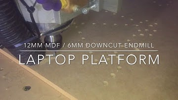 DIY CNC - Laptop Stand cut on CNC Router