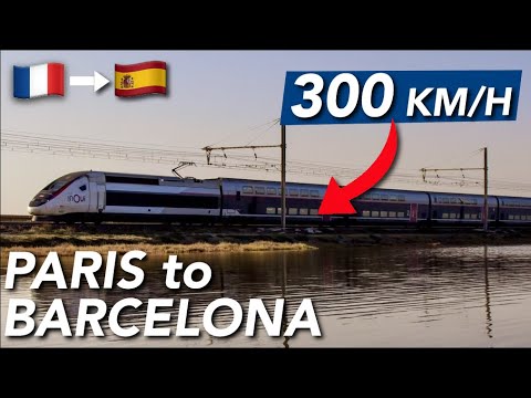 Paris to Barcelona at HIGH SPEED with TGV Inoui in First Class