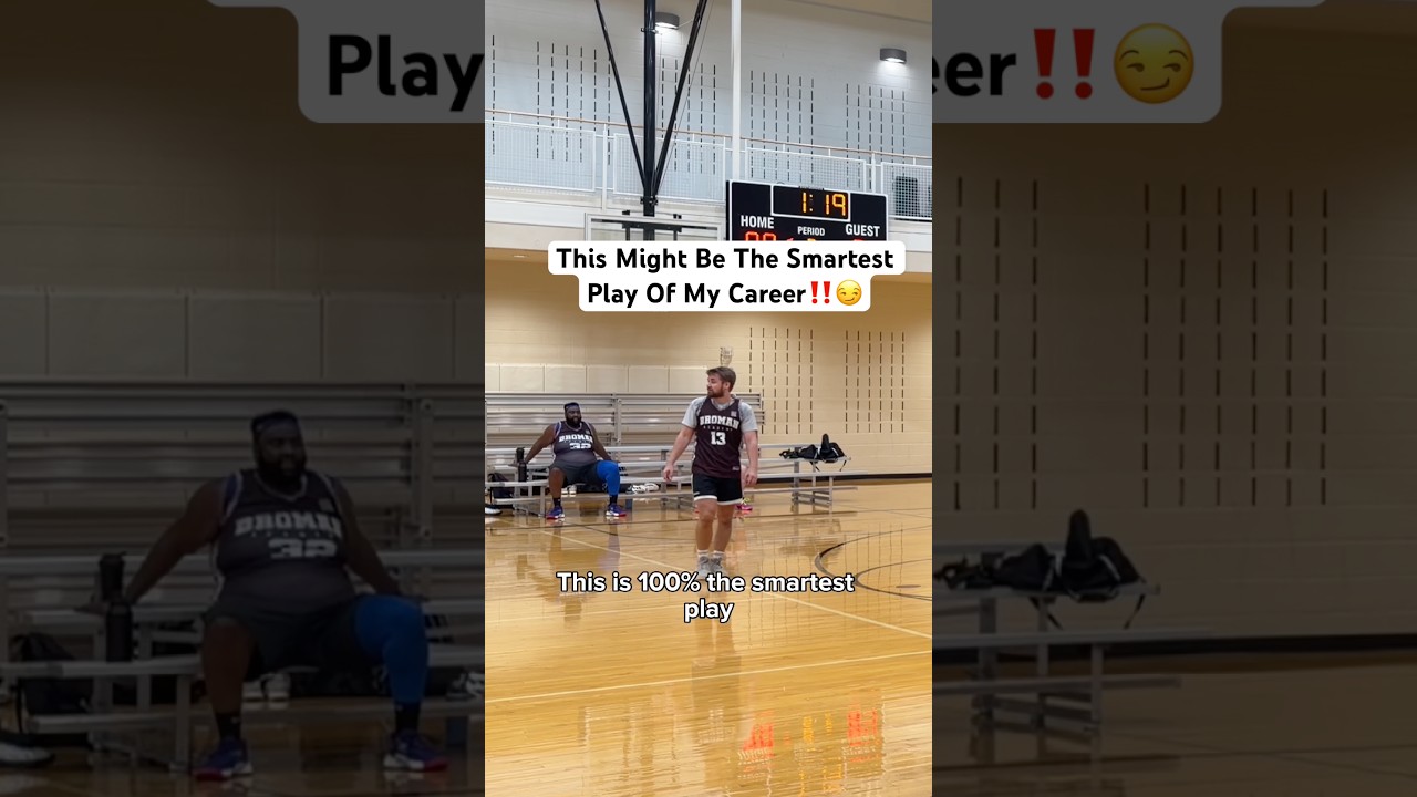 Was this LUCKY or SKILL?🤔👀 #basketball