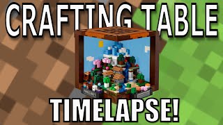 #LEGO Minecraft Crafting Table TIMELAPSE #21265