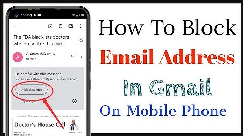 How To Block Email Address in Gmail In Your Mobile Phone | Stop Unwanted Emails In Gmail on Android