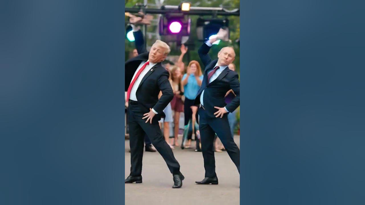 Trump and Putin Staying Alive Dance πͺ© πΊ Trump and Putin Staying Alive Dance πͺ© πΊ