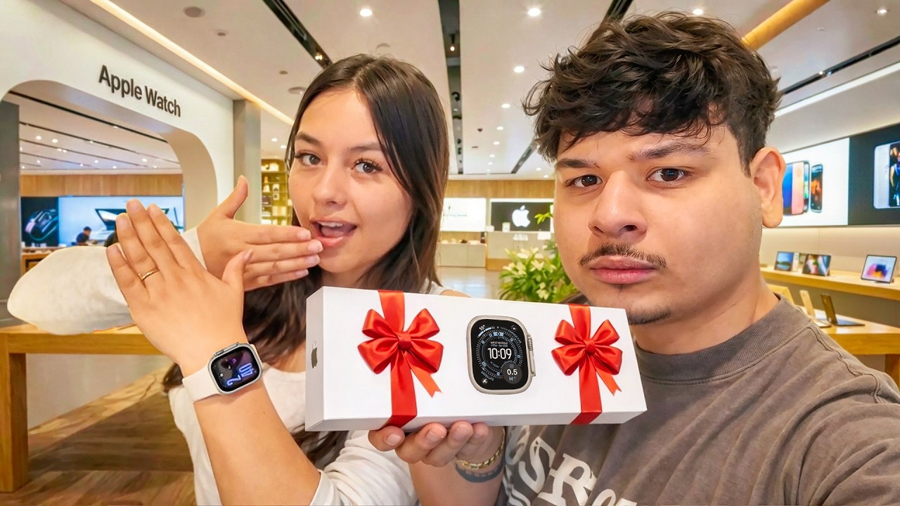 SURPRISING MY GF WITH AN APPLE WATCH + DAY IN THE LIFE VLOG