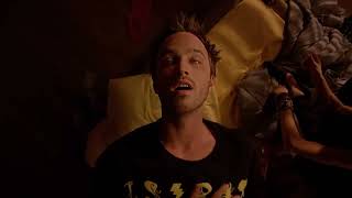Jesse floating while taking Heroine for the first time | Breaking Bad Clip