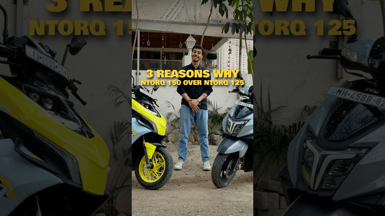 If the Ntorq 125 is the sensible one… the 150 is the one that brings the extra spice. 