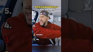 Ranking Bad Bunny's iconic moments. #BadBunny #Ranking #singer #actor #funny