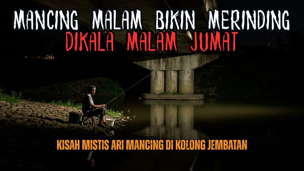 MANCING MALAM BIKIN MERINDING! KISAH MISTIS PEMANCING DI BAWAH JEMBATAN KALA MALAM JUMAT
